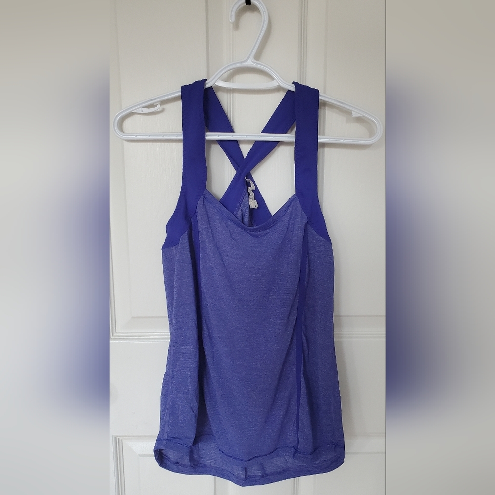 Lululemon, Size 4, Blue Tank